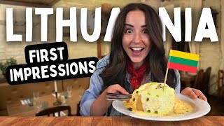 LITHUANIA SURPRISED US Best of Vilnius amp Lithuanian Food 🇱🇹 [upl. by Paehpos]