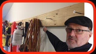 Garage Hanging amp Storage Solution  How to DIY [upl. by Airtemed137]