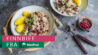 Finnbiff  kjapt og greit  MatPrat [upl. by Naeruat]