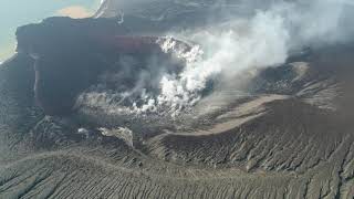 Anak Krakatau Volcano December 2020  New cones continue to grow [upl. by Hannahc]