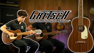 Gretsch Jim Dandy Parlor Sunburst DEMO  Souman Music [upl. by Nellir]