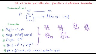 Comment calculer les dérivées partielles des fonctions à plusieurs variables 12 [upl. by Coulter]