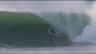 SURF IN HOSSEGOR  BIG BARRELS FOR SUNSET [upl. by Angle610]