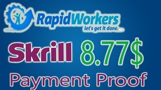 Earn Payments Proof Withdraw Money From Rapidworkerscom  Complate bangla tutorial ☑️ [upl. by Sakram]