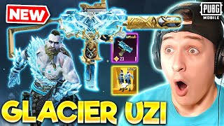 INSANE MAXED GLACIER UZI amp KRATOS ULTIMATE PUBG MOBILE [upl. by Mohr951]