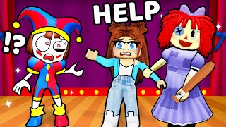 We Got TRAPPED in ROBLOX AMAZING DIGITAL CIRCUS [upl. by Nolyarg]