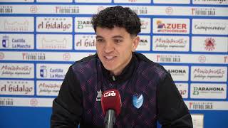 RUEDA DE PRENSA CON ANTONIO NAVARRO  CORDOBA FUTSAL  QUESOS EL HIDALGO MANZANARES FS [upl. by Nnailuj]