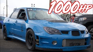 1000HP Subaru Launch on the Street and Drag Racing  Most Reliable Subarus Weve Seen [upl. by Oalsinatse]