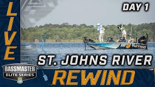 2024 Bassmaster Elite Series LIVE at St Johns River — Day 1 [upl. by Adnoryt]