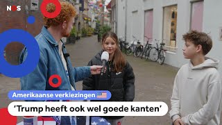 Kinderen over de uitslag van de verkiezingen in de VS [upl. by Enitsirt]