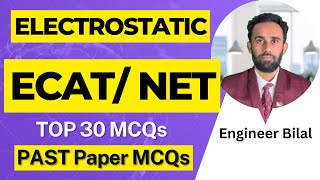 ECAT 2023 Preparation Electrostatic One Shot l ECAT Physics Past Papers l UET Enrty Test Preparation [upl. by Desiree]