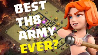 TH8 Valkyrie Attack Strategy InDepth  Clash of Clans [upl. by Irep]