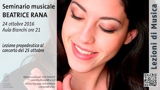 Seminario musicale Beatrice Rana  24 ottobre 2016 [upl. by Farnham867]