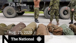 CBC News The National  Aug 25 2020  Extremists inside Canadian military unit investigated [upl. by Adnilem]