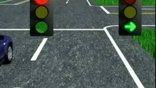 Drivers Ed  Signal Intersection wwwdmvdriverseducationorg [upl. by Eelarac936]