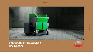 Reuser ID 1400 Industrial Shredder for HighCapacity Recycling [upl. by Spohr954]