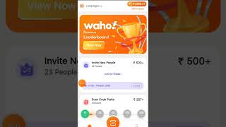 Waho app se paise kaise kamaye  Waho app withdrawal proof  waho pro earning app [upl. by Sim]