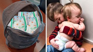 Boy Brings Diapers To School Every Day  Parents Bursts Into Tears When Realizing Why [upl. by Sayer]