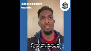 40 ans du Cholet Mondial Basketball  Rodrigue Beaubois [upl. by Annawt439]