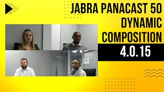 Jabra Panacast 50  Dynamic Composition with firmware 4015 [upl. by Ahsiemaj]