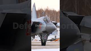 World fastest interceptor fighter jet Mig 31 shorts [upl. by Kilk]