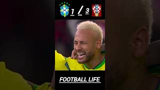 Brazil vs Croatia penalty shootout 24 Qater final in FIFA world cup 2022 shorts [upl. by Nissy]