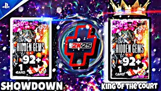 DOUBLE HIDDEN GEM PACK OPENING  Weekly Showdown rewards  myteam nba2k25 [upl. by Yenobe503]