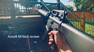 CYMA m16a3 First Impressions and Review Airsoft [upl. by Love263]