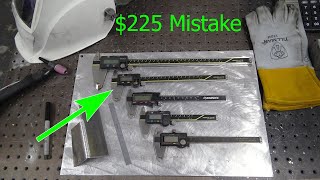 Learn From My Mistake  TIG Welding Tables and Machinist Calipers Dont Mix  6061 [upl. by Millisent]