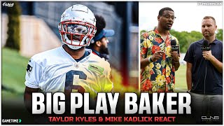 WR Javon Baker Makes BIG TIME PLAYS at Patriots Practice  OTA Reaction [upl. by Yenruogis]