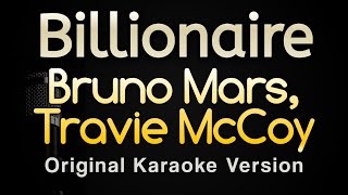 Billionaire  Bruno Mars Travie McCoy Karaoke Songs With Lyrics  Original Key [upl. by Atews]