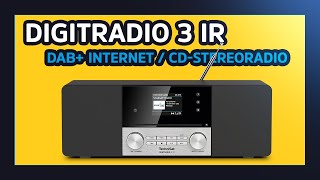 Short Review DIGITRADIO 3 IR  DAB InternetCDStereoradio mit BluetoothAudiostreaming  TechniSat [upl. by Celestyn804]