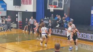 Tuscola Warriors vs Okaw Valley Timberwolves Varsity Boys Basketball Highlights [upl. by Ardnalak]