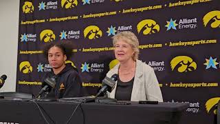 Iowa womens basketball PSU Post [upl. by Ajnotal]