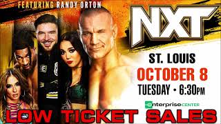 DISASTER FOR NXT WWE NXT HAS TO MOVE TO SMALLER ARENA DUE TO LOW TICKET SALES NXT WWE [upl. by Salter]