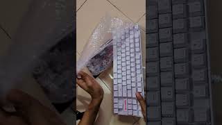 Redragon kumara k552 RGB mechanical gaming keyboard unboxing shorts [upl. by Tolland116]