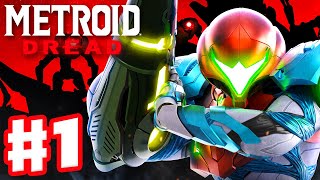 Metroid Dread  Gameplay Walkthrough Part 1  Samus Hunted by EMMI Nintendo Switch [upl. by Lleksah732]