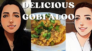 Delicious Potato and Cauliflower Curry  Mazedaar Gobi Aloo ka Saalan [upl. by Richara]