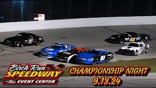 Championship Night  Features  Birch Run Speedway  91324 [upl. by Ciapas844]