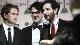 Joshua Safdie Ben Safdie amp Casey Neistat at 26th Film Independent Spirit Awards 2011 [upl. by Garnet235]