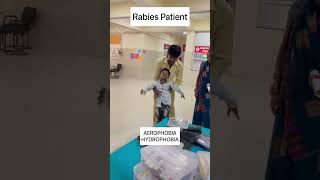 Rabies patient Aerophobia Fear of Air Hydrophobia Fear of water viralyoutubeshorts [upl. by Atir]