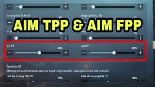 Aim tpp amp aim fpp fitur baru pubg mobile [upl. by Tiffy]