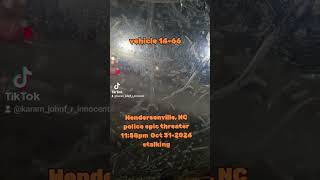 Hendersonville nc police stalking [upl. by Tomkiel]