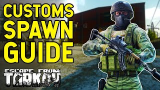 How to Survive More Customs Raids In Tarkov  Spawn Guide [upl. by Alvera]