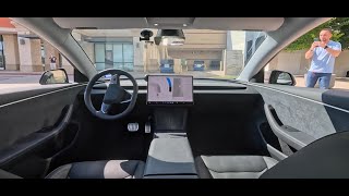 Tesla Actual Smart Summon at Deerbrook Mall and Sam’s Club in Humble Texas [upl. by Lennie]