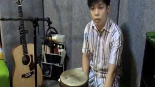 Funk Slow Rock Djembe  Contemporary Djembe 109 Intermediate rhythm 3 [upl. by Alletsyrc]