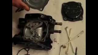 How to Clean the Junk out of a 2 Stroke Carburetor [upl. by Cave]