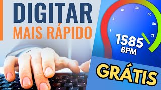 COMO DIGITAR RÁPIDO em passos simples e programa grátis [upl. by Faso264]