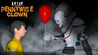 Scary Pennywisee Killer Clown Horror  Scary Clown Game Promo [upl. by Rednal]