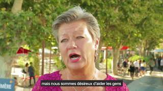 REAix 2018  Interview  Ylva Johansson Ministre du Travail et de lIntégration Suède [upl. by Gerrilee]